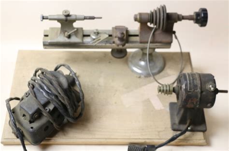 Vintage Jewelers Lathe Parts Lot ASIS see photos .